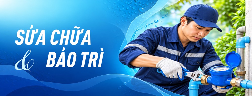 Kỹ thuật viên sửa chữa và bảo trì đồng hồ nước.